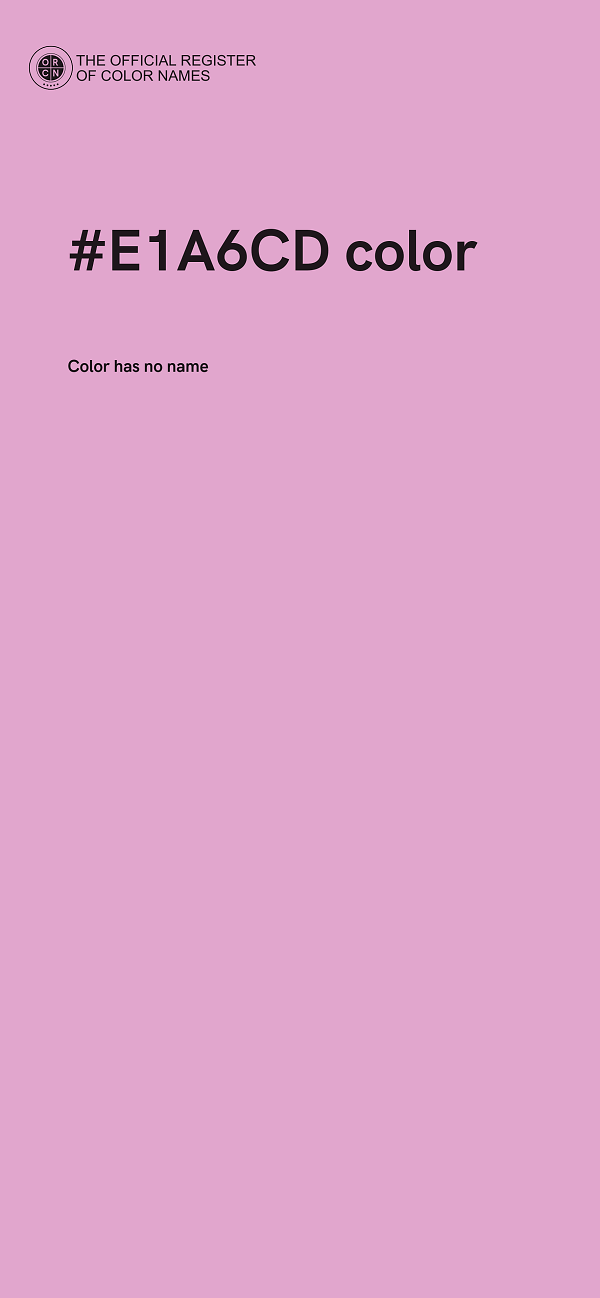 #E1A6CD color image