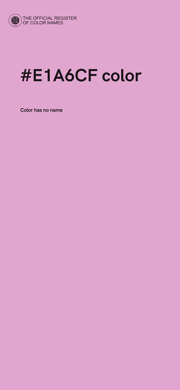 #E1A6CF color image