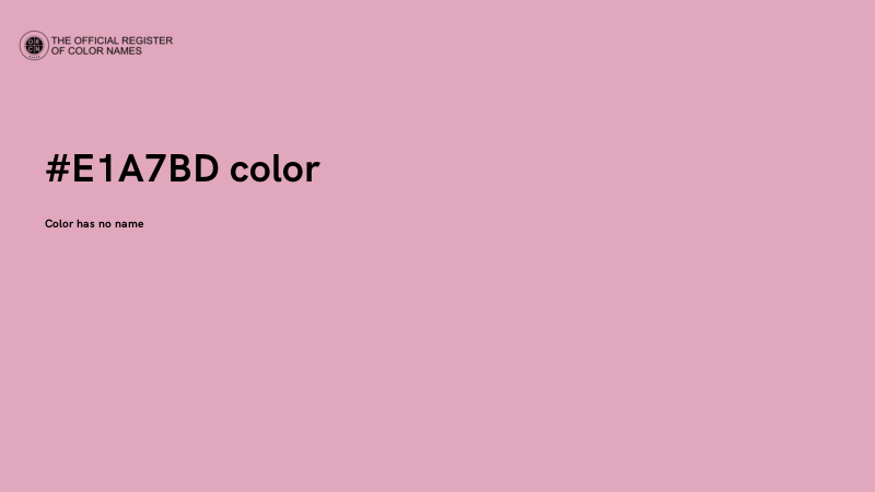 #E1A7BD color image