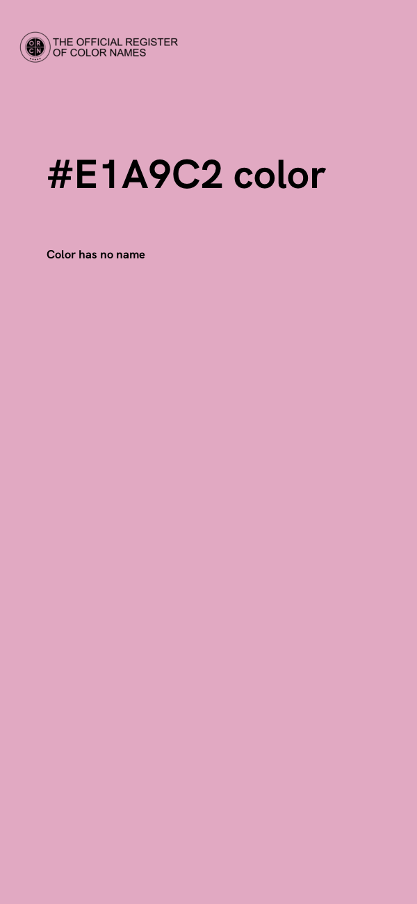 #E1A9C2 color image