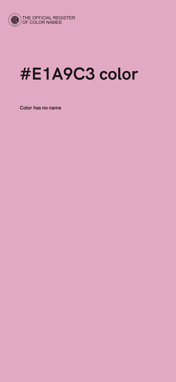 #E1A9C3 color image
