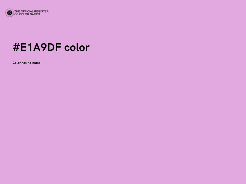 #E1A9DF color image