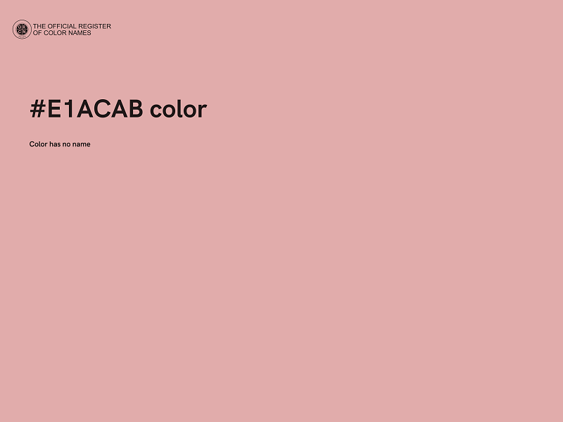 #E1ACAB color image