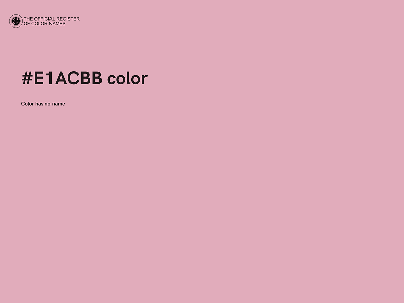 #E1ACBB color image