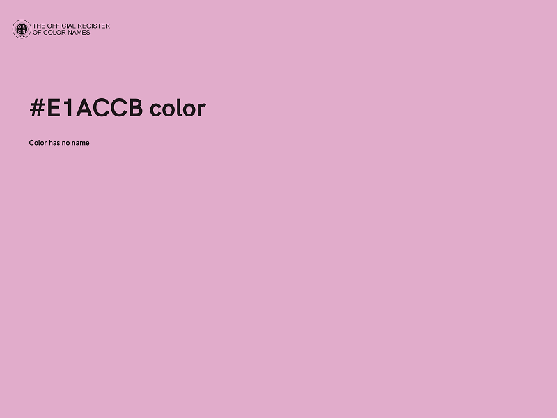 #E1ACCB color image