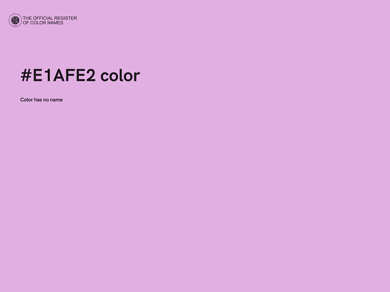 #E1AFE2 color image