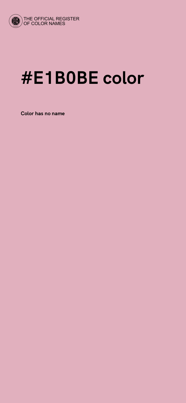 #E1B0BE color image