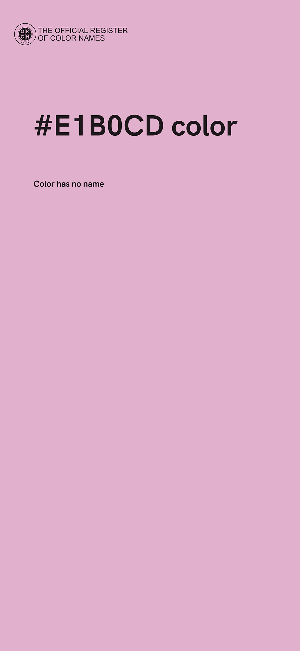 #E1B0CD color image