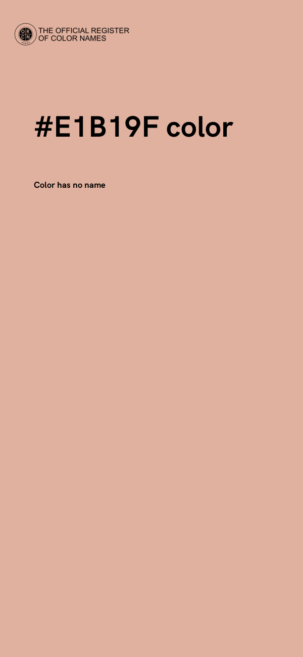 #E1B19F color image
