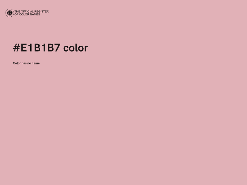 #E1B1B7 color image