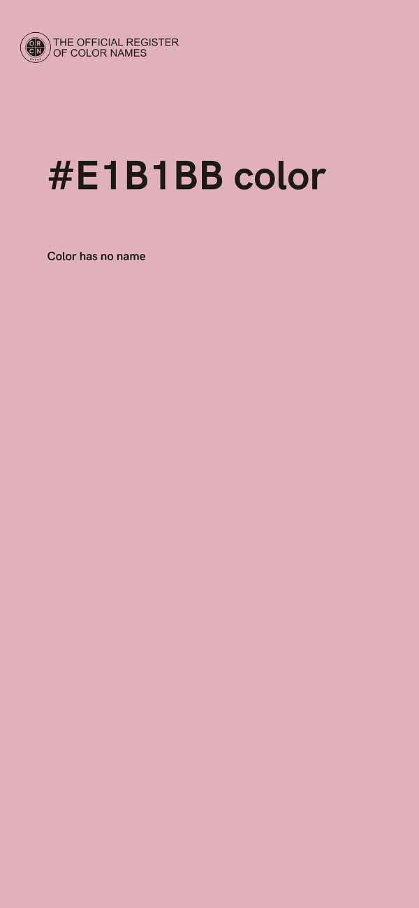 #E1B1BB color image