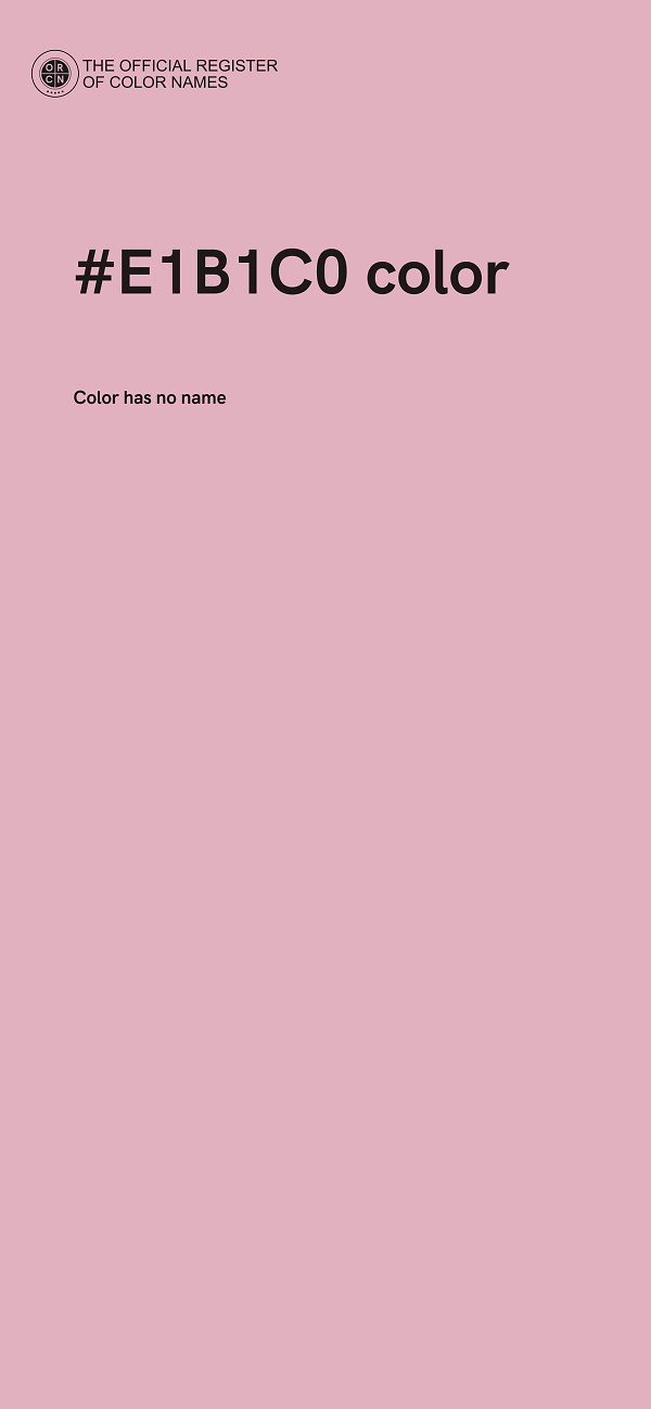 #E1B1C0 color image