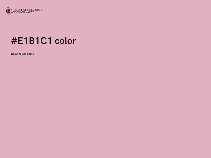 #E1B1C1 color image