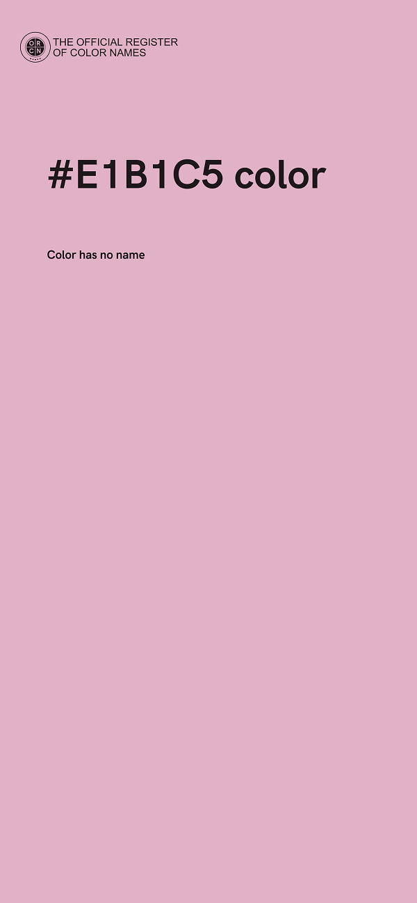 #E1B1C5 color image