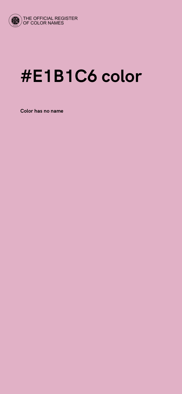 #E1B1C6 color image