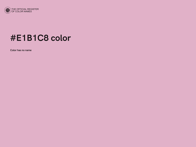 #E1B1C8 color image