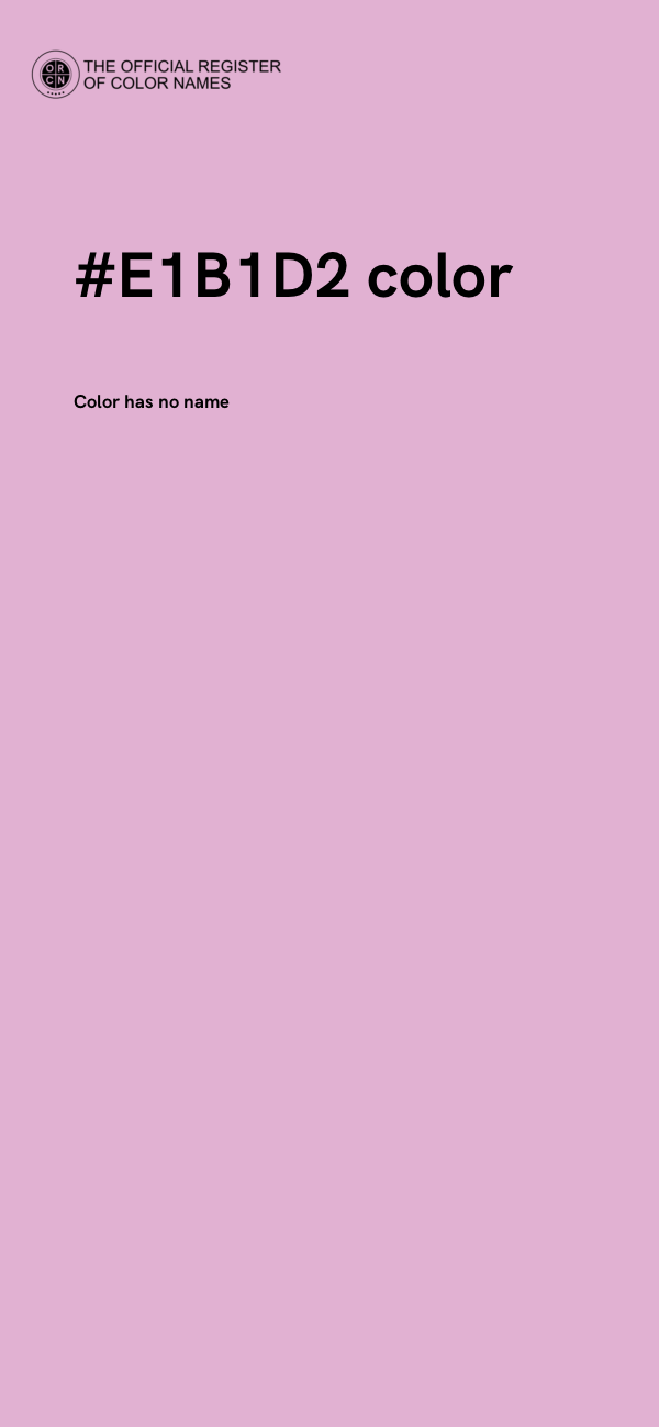 #E1B1D2 color image
