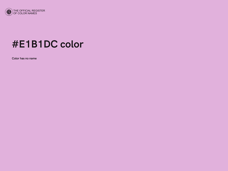 #E1B1DC color image