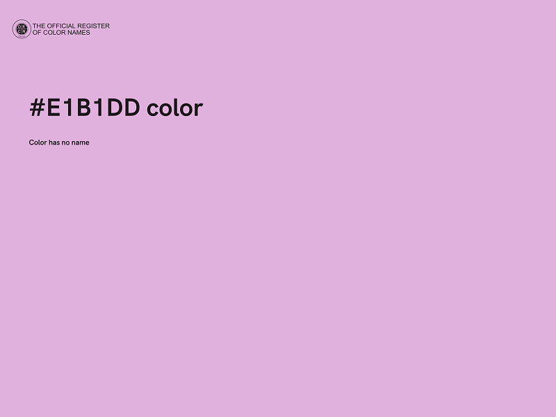 #E1B1DD color image