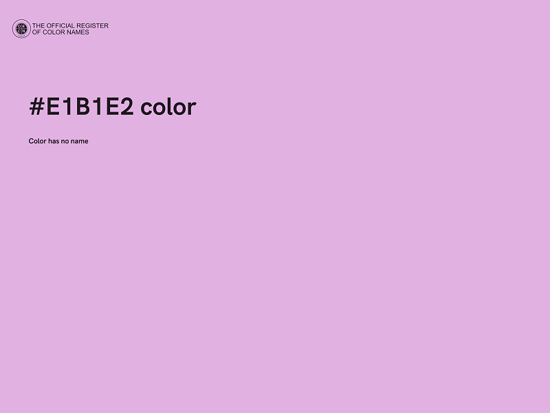 #E1B1E2 color image