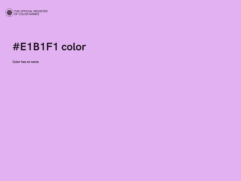 #E1B1F1 color image