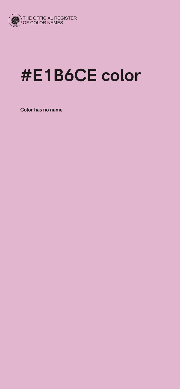 #E1B6CE color image
