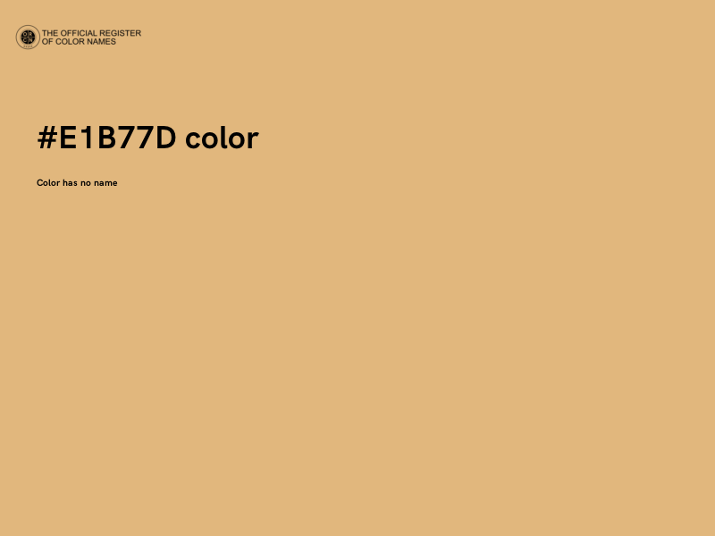 #E1B77D color image