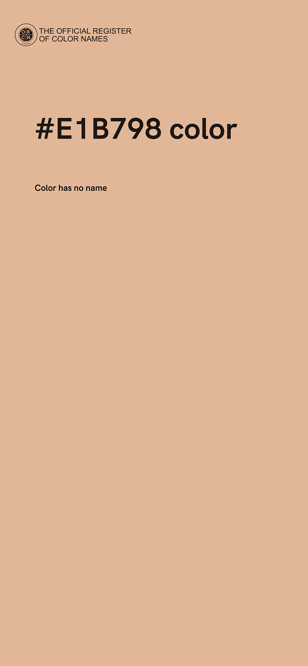 #E1B798 color image