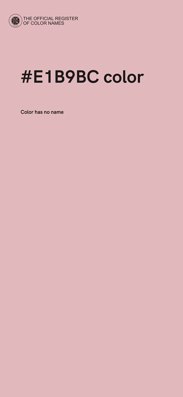 #E1B9BC color image