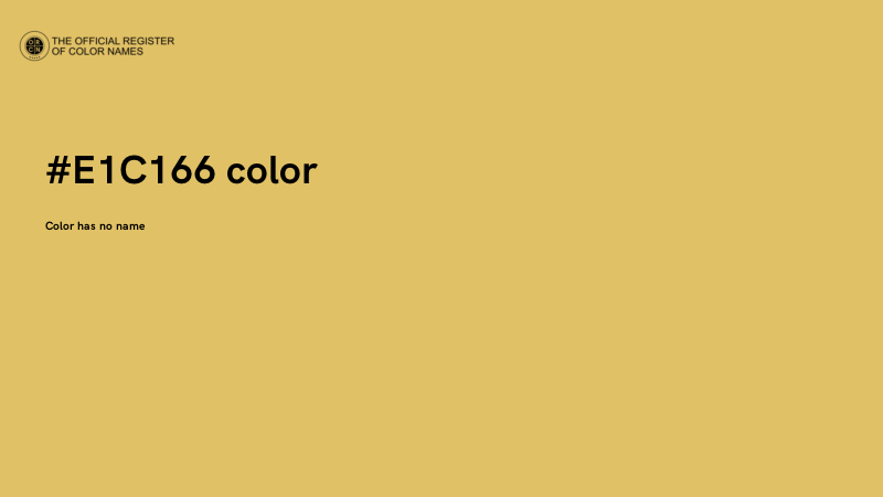 #E1C166 color image
