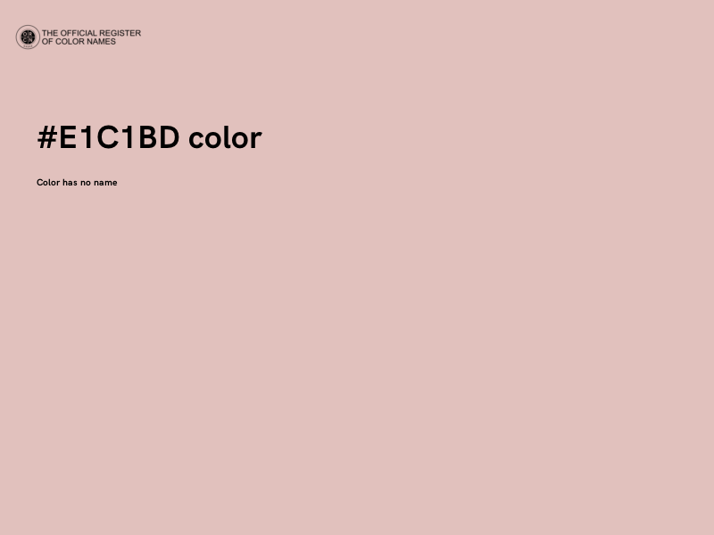 #E1C1BD color image