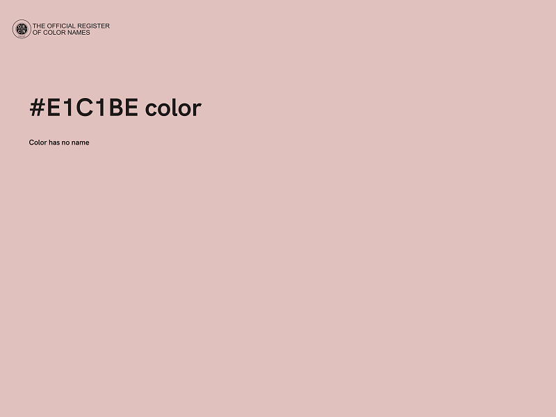 #E1C1BE color image