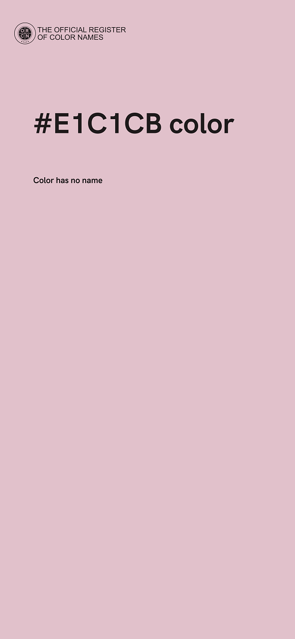 #E1C1CB color image
