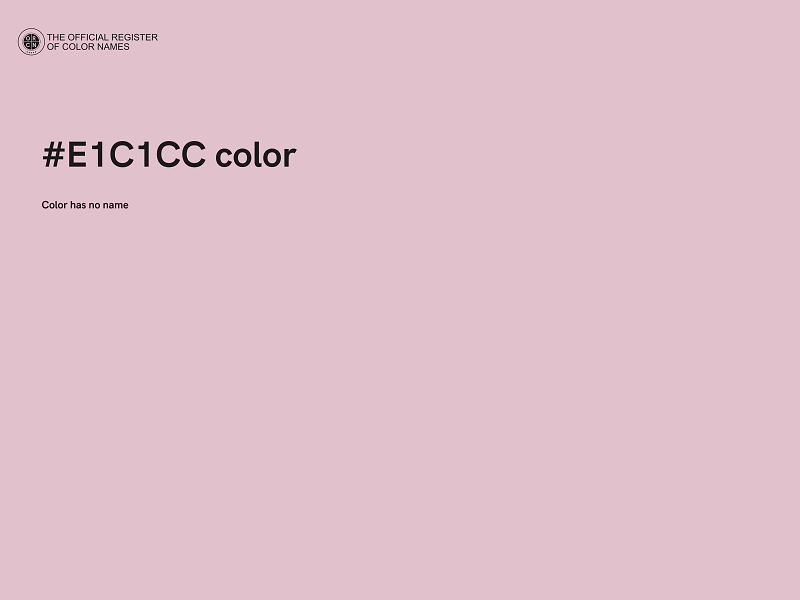 #E1C1CC color image