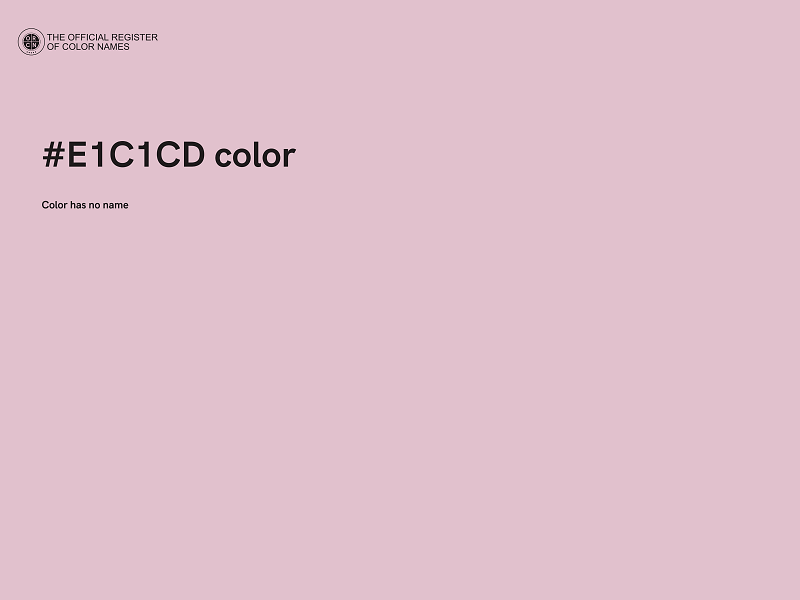 #E1C1CD color image