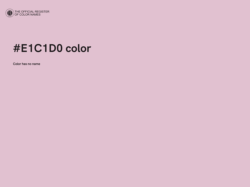 #E1C1D0 color image