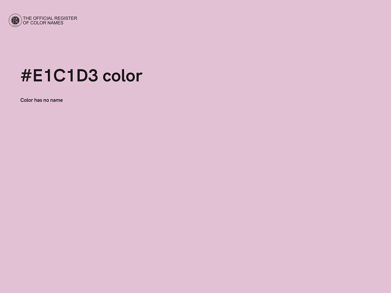 #E1C1D3 color image