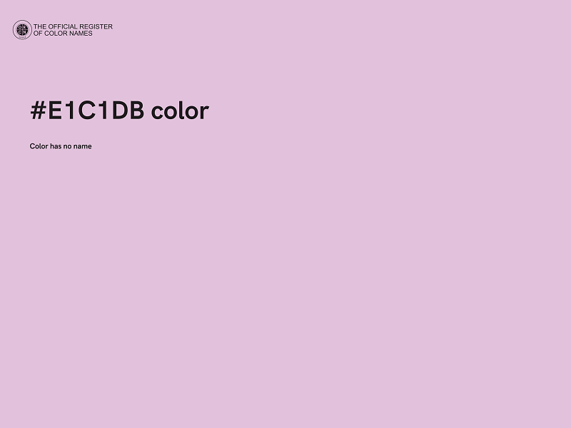 #E1C1DB color image