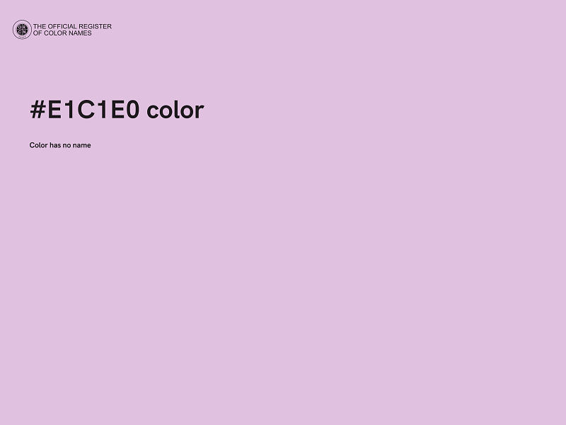 #E1C1E0 color image