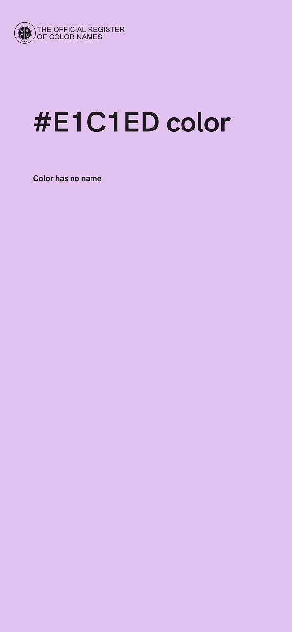#E1C1ED color image