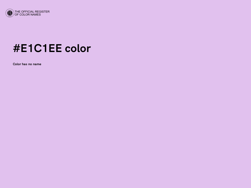 #E1C1EE color image