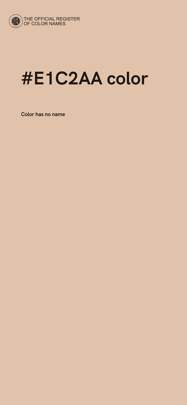 #E1C2AA color image