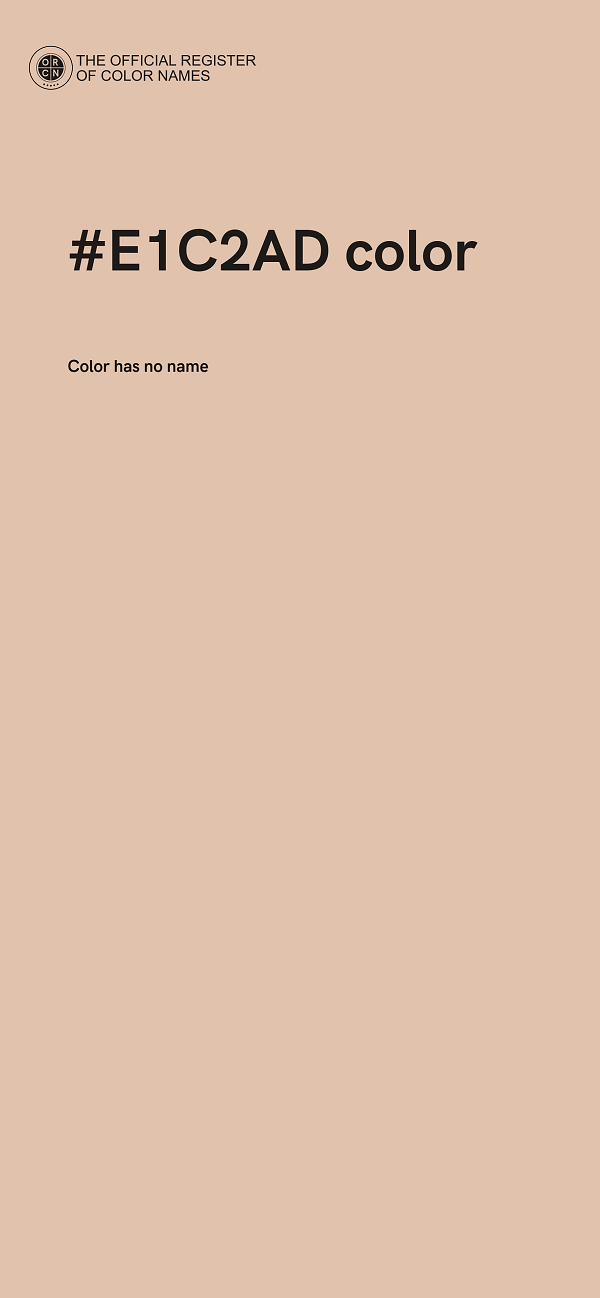 #E1C2AD color image