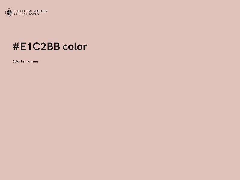 #E1C2BB color image