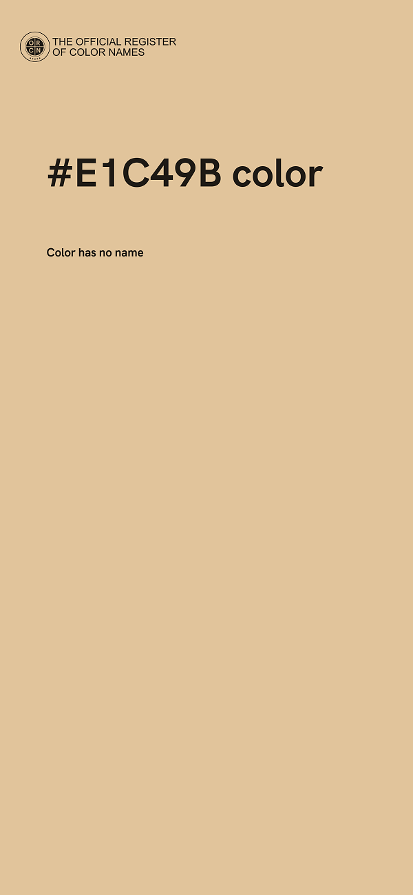 #E1C49B color image