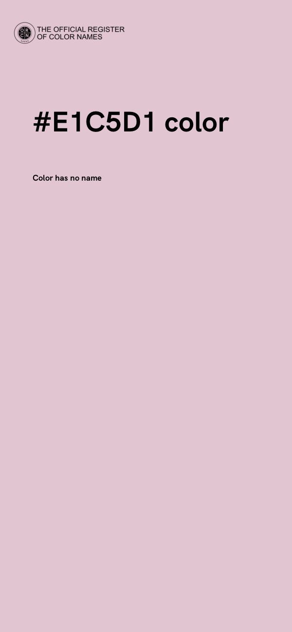 #E1C5D1 color image
