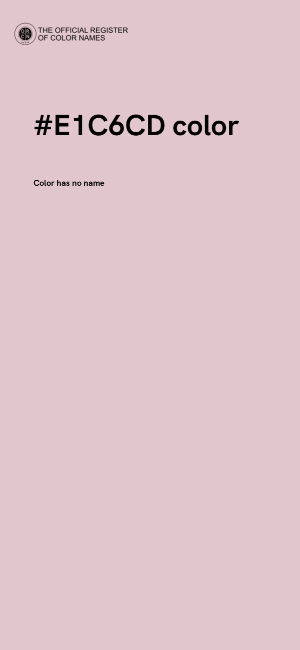 #E1C6CD color image