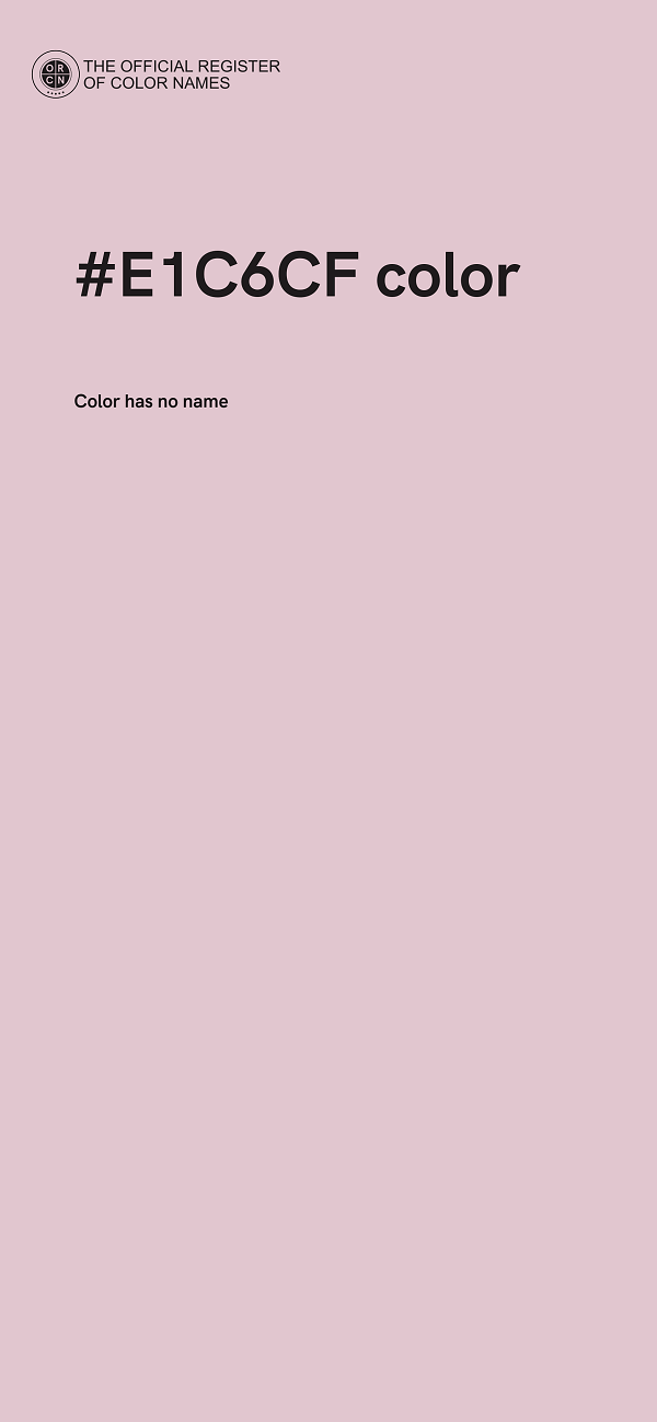#E1C6CF color image