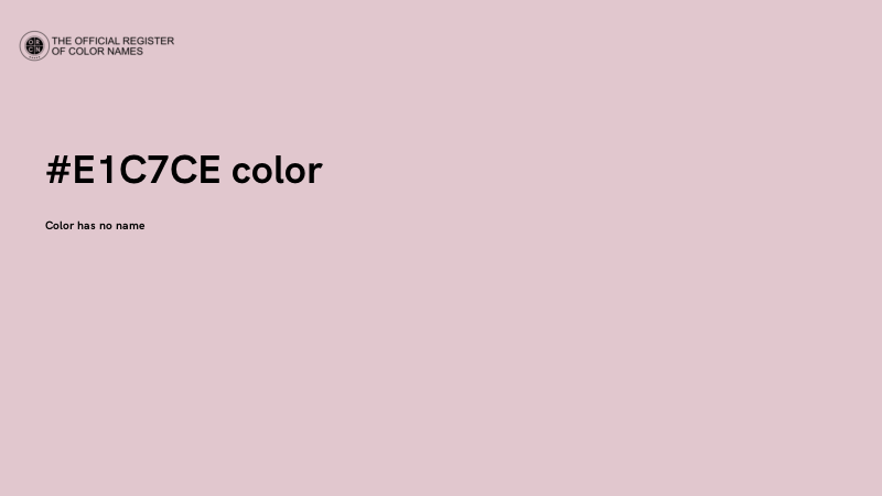 #E1C7CE color image