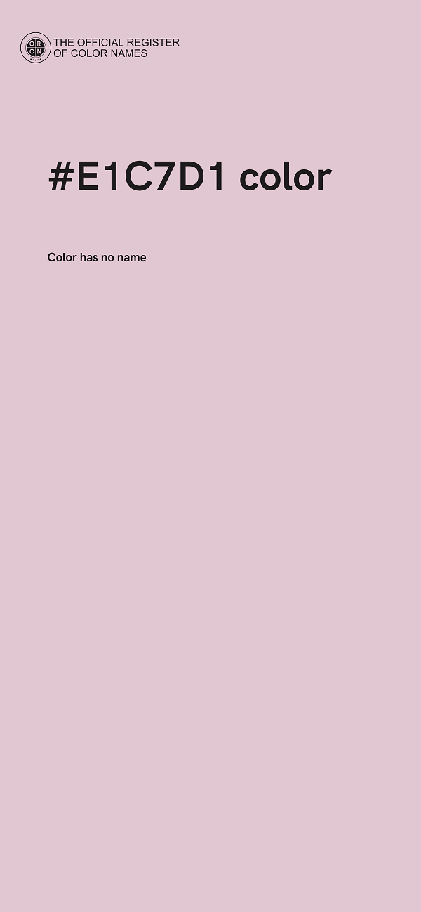 #E1C7D1 color image